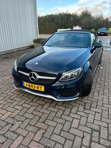 Mercedes-Benz C-Klasse C200 cabriolet 9G-TRONIC 2017 Blauw beschikbaar voor biedingen