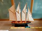 MARCO POLO - Houten  zeilschip  - 75cm lang en 70 cm  hoog, 1:32 tot 1:50, Overige merken, Ophalen of Verzenden, Zo goed als nieuw