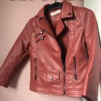 Stoere biker jas oud roze meisjes maat 122, Meisje, Mango, Ophalen of Verzenden, Zo goed als nieuw