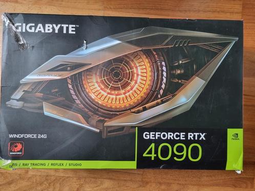 RTX4090 - Gigabyte Windforce RTX 4090 24GB, Computers en Software, Videokaarten, Gebruikt, Nvidia, PCI-Express 4.0, GDDR6, Ophalen