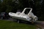 Brig 645/200pk Evinrude E-TEC,incl Riba trailer, Watersport en Boten, Rubberboten, Ophalen, Zo goed als nieuw, Benzine, 200 pk of meer