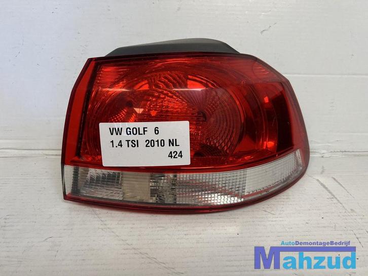 VW GOLF 6 Rechts Buiten achterlicht 2009-2013, Auto-onderdelen, Verlichting, Volkswagen, Gebruikt, Ophalen of Verzenden