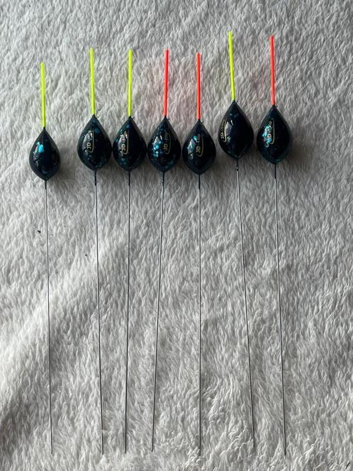 adv 396 / NIEUW set 7 inline dobbers JD, Watersport en Boten, Hengelsport | Witvissen, Nieuw, Dobber of Lood, Ophalen of Verzenden