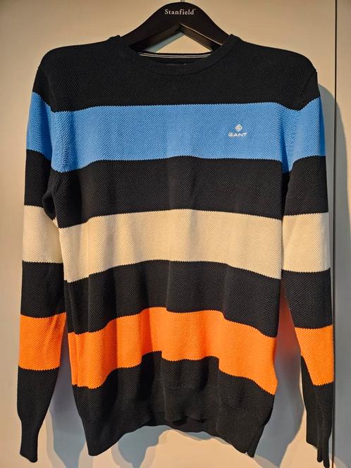 GANT zomer trui nieuw €140 nu vast €50  L/ 52, Kleding | Heren, Truien en Vesten, Nieuw, Maat 52/54 (L), Blauw, Verzenden