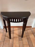 Halve maan side table, Ophalen, 50 tot 100 cm, Teakhout, Zo goed als nieuw