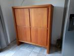 Massief eiken computerkast, Ophalen, Gebruikt, 100 tot 150 cm, Eikenhout
