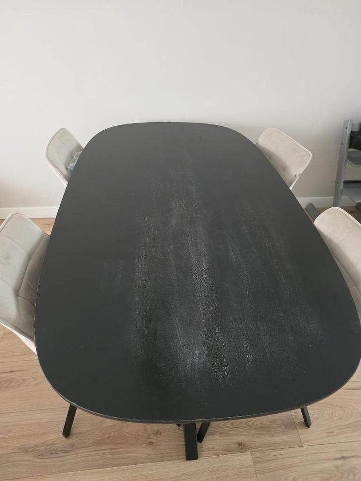 eetkamertafel, Huis en Inrichting, Tafels | Eettafels, 100 tot 150 cm, 150 tot 200 cm, Ovaal, Ophalen