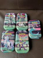 Pokemon mini tins gevuld met kaarten, Ophalen of Verzenden, Zo goed als nieuw, Meerdere kaarten, Foil