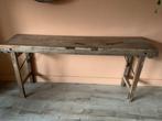 Indiase Markttafel, Huis en Inrichting, Tafels | Sidetables, Ophalen, 25 tot 50 cm, Rechthoekig, 50 tot 100 cm
