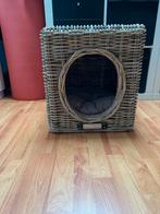 Rotan kattenmand of kleine hondenmand, Dieren en Toebehoren, Kattenmanden, Ophalen of Verzenden, Zo goed als nieuw, Riet