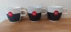 3 D. E. Douwe Egberts krijt Mokken bekers, Ophalen of Verzenden, Aardewerk, Overige stijlen, Kop(pen) en/of Schotel(s)