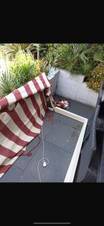 GEZOCHT: handige klusjesman die markies opnieuw kan bekleden, Tuin en Terras, Verzenden, Zo goed als nieuw