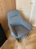 Schommelstoel grijs blauw Jysk, Huis en Inrichting, Fauteuils, Ophalen, Gebruikt, Stof, 50 tot 75 cm