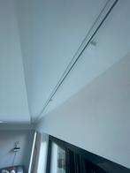 8 meter Gordijnrails incl. geleiders en plafondbevestiging, Huis en Inrichting, Ophalen, Wit, Zo goed als nieuw, 200 cm of meer