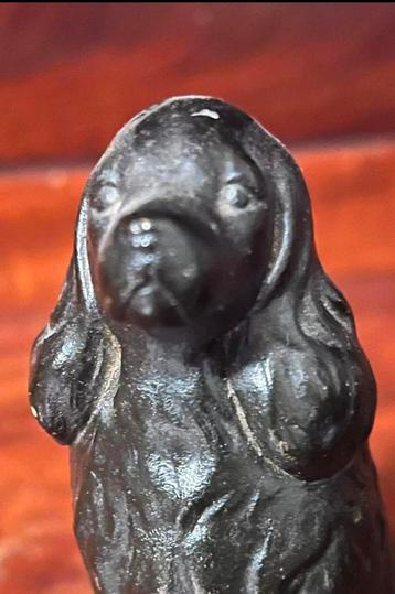 Vintage Cocker Spaniel Beeldje – gebruikt als presse-papier beschikbaar voor biedingen