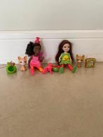 Barbie Chelsea 2 Poppen met Accessoires, Ophalen of Verzenden, Gebruikt, Barbie