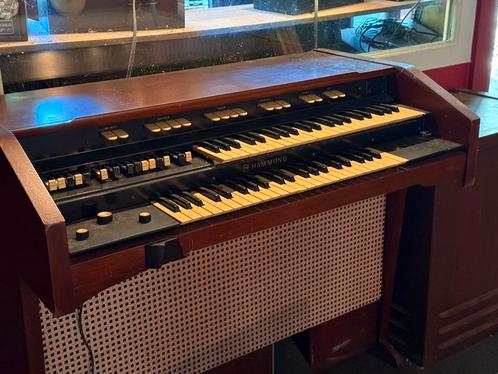 Hammond en leslie, Muziek en Instrumenten, Orgels, Gebruikt, Orgel, 2 klavieren, Ophalen