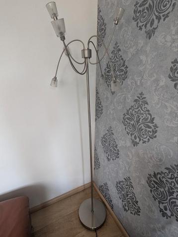 Vloerlamp chroom 7x LED slechts 15W totaal beschikbaar voor biedingen