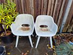 2 kuipstoeltjes terrasstoelen buiten, Ophalen, Gebruikt