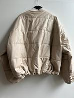 LUMINA oversized vegan leather bomberjack naturel mt M/L, Maat 38/40 (M), Prato, Italie, LUMINA, -