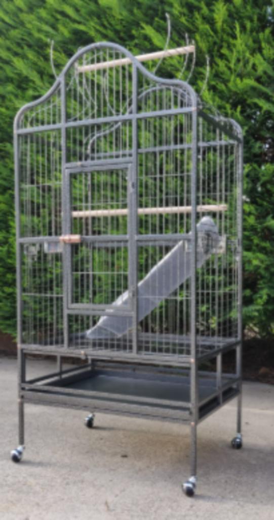 PAPEGAAIENKOOI, Dieren en Toebehoren, Vogels | Hokken en Kooien, Gebruikt, Vogelkooi, Metaal, Ophalen of Verzenden