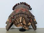 Afrika Bambara Janus mask vintage dubbel gezicht masker Mali, Antiek en Kunst, Ophalen of Verzenden