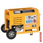 Nieuwe Aggregaat 8,1 KVA 6500 W noodstroomgenerator, Elektrisch startend, Benzine, Nieuw, Ophalen of Verzenden
