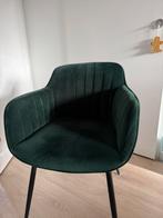 Groen fluwelen Kwantum + blauwe kuipstoelen, Ophalen, Zo goed als nieuw, Blauw, Vier