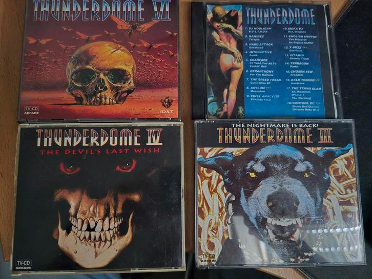Thunderdome 1 / 3 / 4 / 6, Cd's en Dvd's, Cd's | Dance en House, Gebruikt, Dance Populair, Boxset, Ophalen of Verzenden
