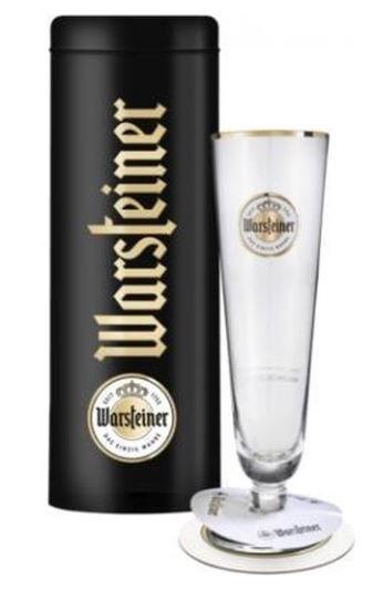 Warsteiner Tulpglas In Geschenkblik, Verzamelen, Biermerken, Overige merken, Ophalen of Verzenden