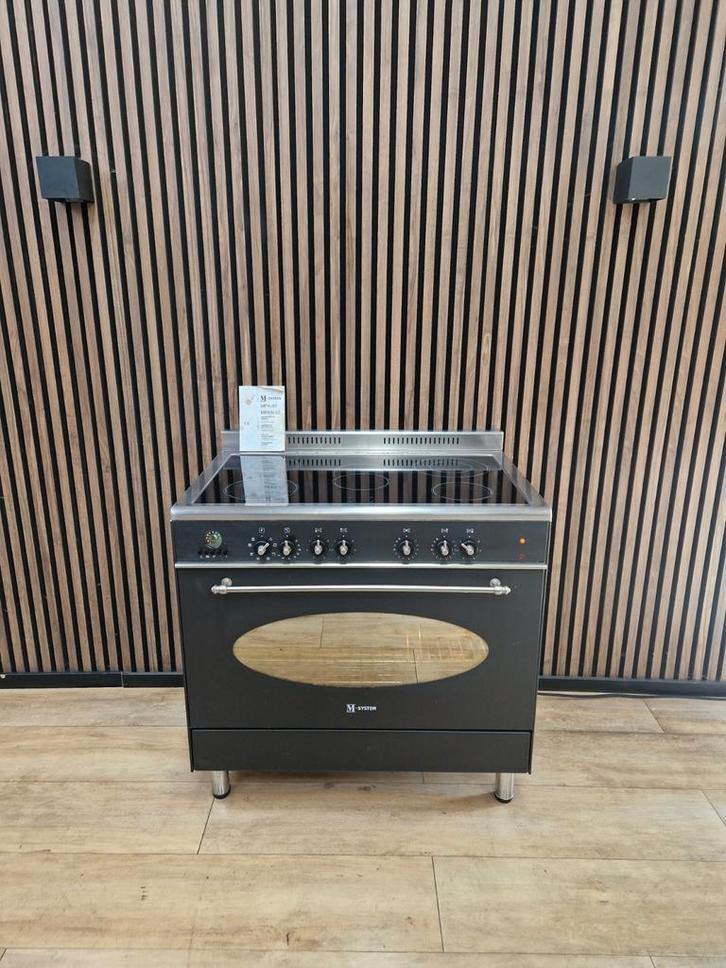 Luxe keramische Boretti M-system Fornuis Gratis bezorgt), Witgoed en Apparatuur, Fornuizen, Zo goed als nieuw, Vrijstaand, Keramisch