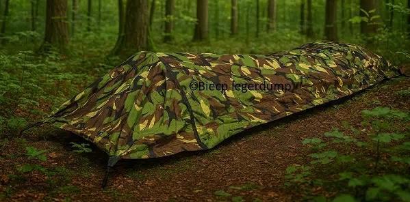Bivaktent Bivakzak Defensie XL Enkelboog, Verzamelen, Militaria | Algemeen, Landmacht, Overige typen, Nederland, Ophalen of Verzenden