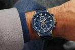 Herenhorloge  geheel nieuw in DOOS met certificaat, Overige merken, Staal, Staal, Verzenden