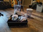 Goedwerkende philips mixer met veel toebehoren, Ophalen of Verzenden, Gebruikt, 3 snelheden of meer
