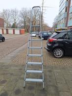 Stalen  trap., Doe-het-zelf en Verbouw, Ladders en Trappen, Ophalen, Gebruikt, Minder dan 2 meter