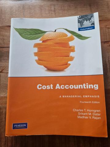 Cost Accounting, Horngren e.a., 14e editie beschikbaar voor biedingen