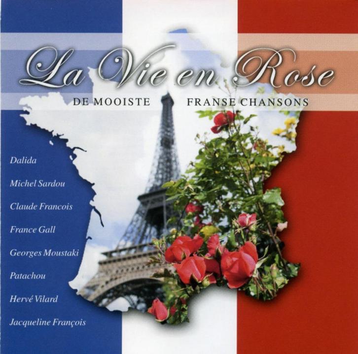 La vie en rose - De mooiste franse chansons - 2 cds, Cd's en Dvd's, Cd's | Franstalig, Zo goed als nieuw, Ophalen of Verzenden