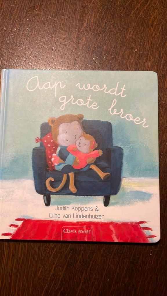 Judith Koppens - Aapje wordt grote broer, Boeken, Kinderboeken | Baby's en Peuters, Zo goed als nieuw, 2 tot 3 jaar, Ophalen of Verzenden