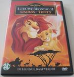 Dvd *** LEEUWENKONING II *** Walt Disney, Avontuur, Alle leeftijden, Ophalen of Verzenden, Zo goed als nieuw