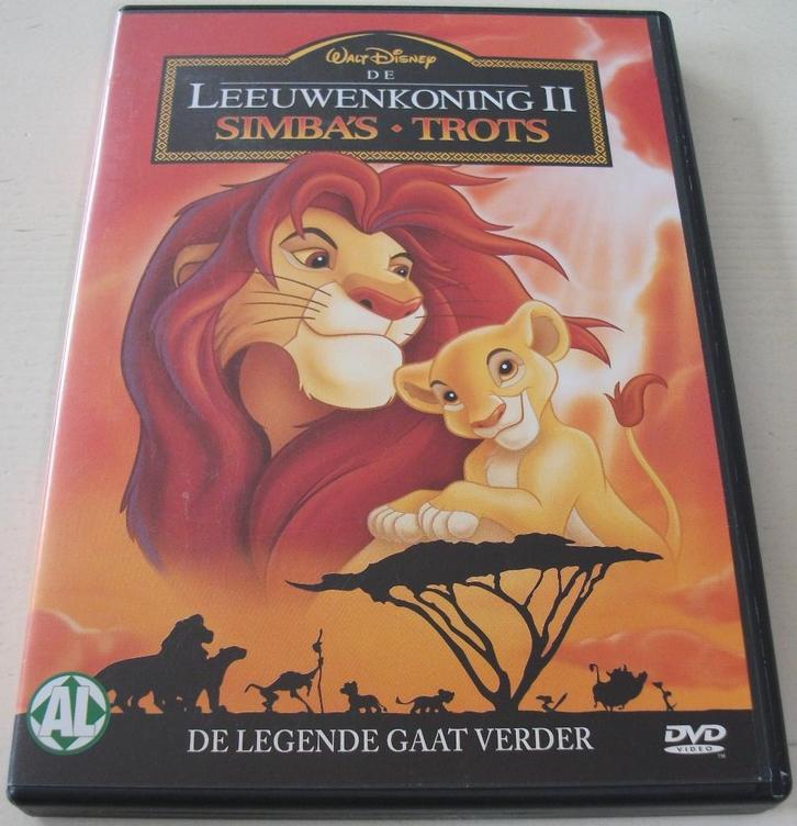 Dvd *** LEEUWENKONING II *** Walt Disney, Cd's en Dvd's, Dvd's | Kinderen en Jeugd, Zo goed als nieuw, Film, Avontuur, Alle leeftijden