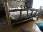 boomstam bed boxspring bedombouw loungbank, Ophalen of Verzenden, Nieuw, Hout, Usa canada