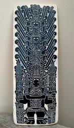 Inca Wandbeeld / Wandplaquette / Sculptuur - Peru - 41x15CM, Ophalen of Verzenden