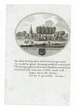 ** gravure OUDENHOORN ** Brouwer / Van Ollefen / Banse 1798, Antiek en Kunst, Kunst | Etsen en Gravures, Ophalen of Verzenden