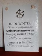 MOOI TEKSTBORD NIEUW, Huis en Inrichting, Ophalen of Verzenden, Nieuw