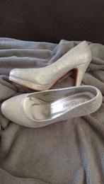 Glitter pumps, Kleding | Dames, Schoenen, Ophalen, Wit, Zo goed als nieuw, MS Mode