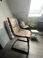2 velvet eetkamerstoelen, Huis en Inrichting, Stoelen, Ophalen, Zo goed als nieuw, Grijs