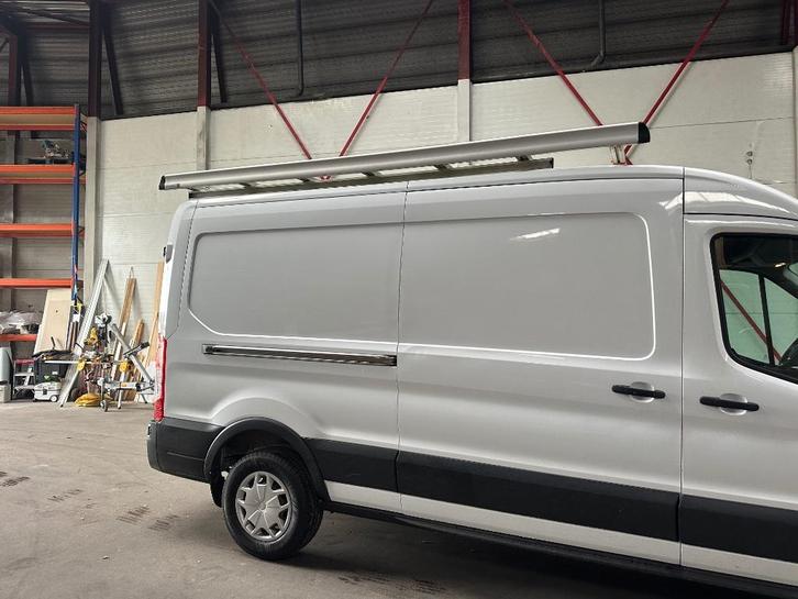 Imperiaal aluminium Ford transit h2 l3 met trap, Auto diversen, Dakdragers, Gebruikt, Ophalen