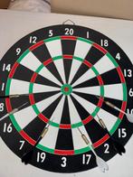 Dartbord met 6 pijlen - zo goed als nieuw!, Sport en Fitness, Darts, Ophalen of Verzenden, Zo goed als nieuw, Dartbord met pijlen