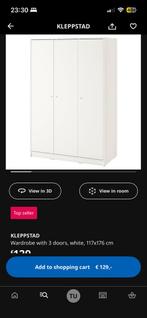 Ikea Kleppstad kledingkast - Goede staat!, Huis en Inrichting, Kasten | Kledingkasten, Ophalen, Gebruikt, 100 tot 150 cm, 150 tot 200 cm