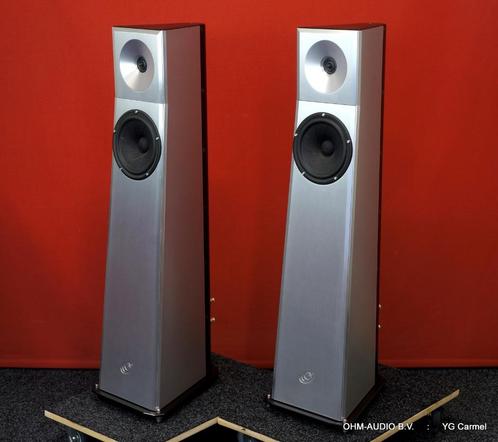 YG Acoustics Carmel, 2-Weg Vloerstaande Luidspreker, OVP, Audio, Tv en Foto, Luidsprekers, Zo goed als nieuw, Front, Rear of Stereo speakers